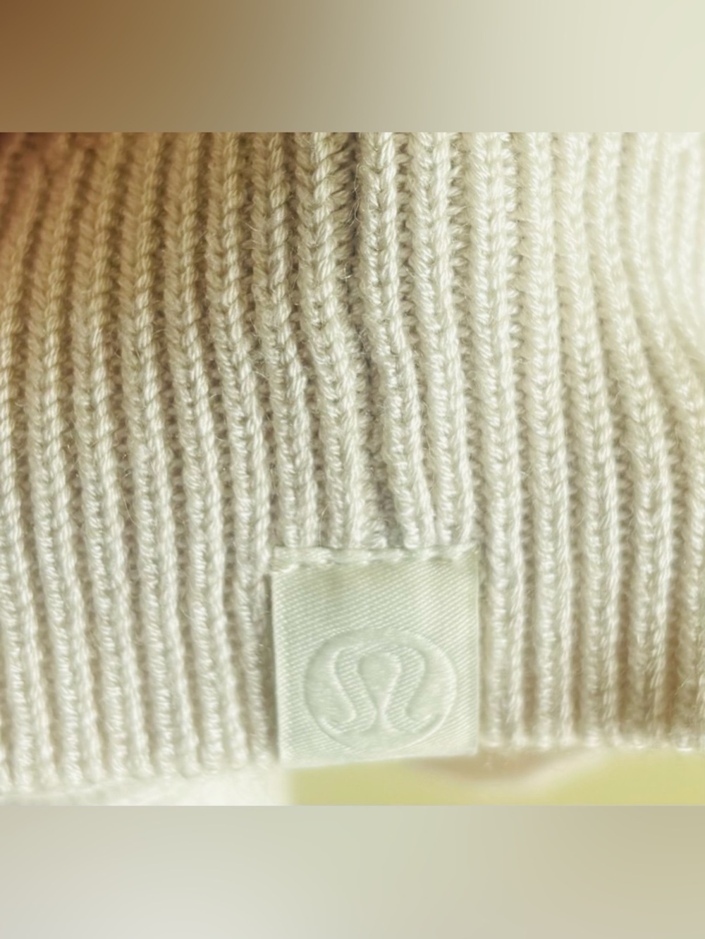 Lululemon Cream Crossover Sweater Size: 6 - Picture 4 of 7